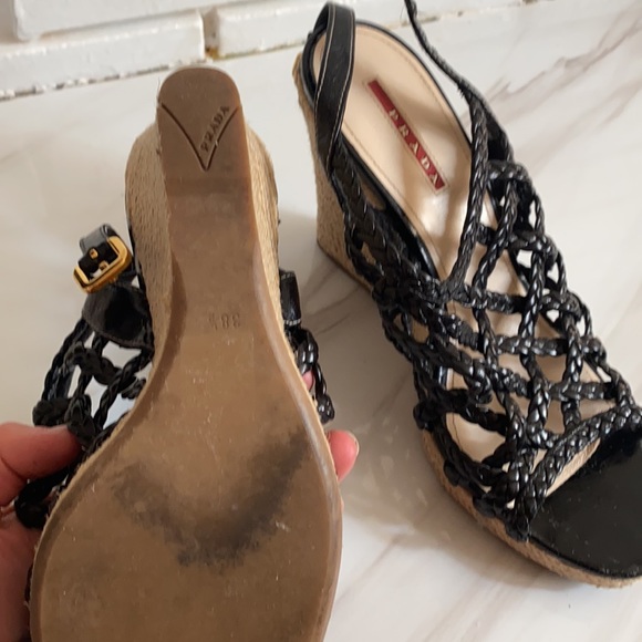 Prada Wedge Sandals - Picture 3 of 5